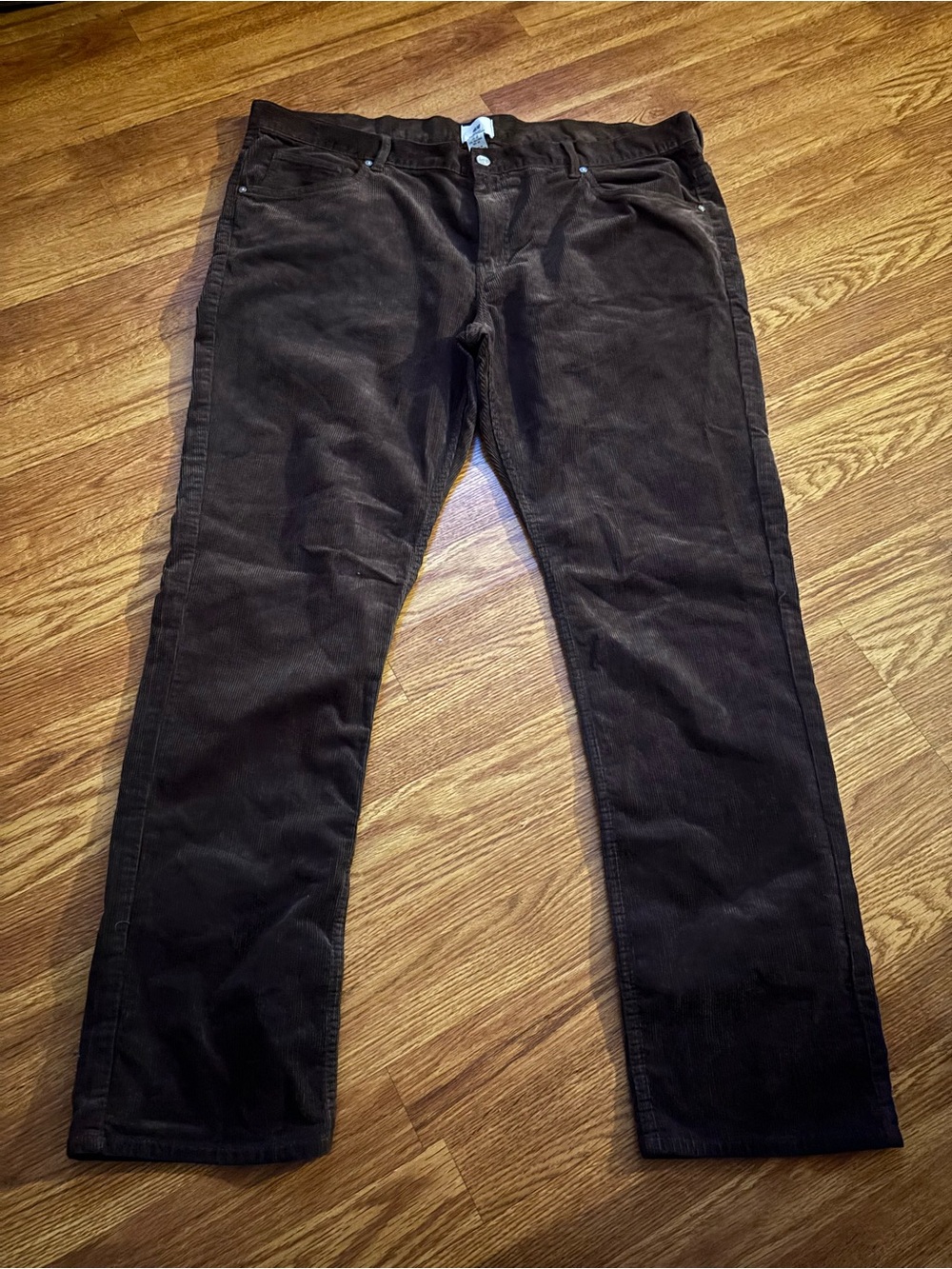 H&M Men's Chocolate Brown Corduroy Pants